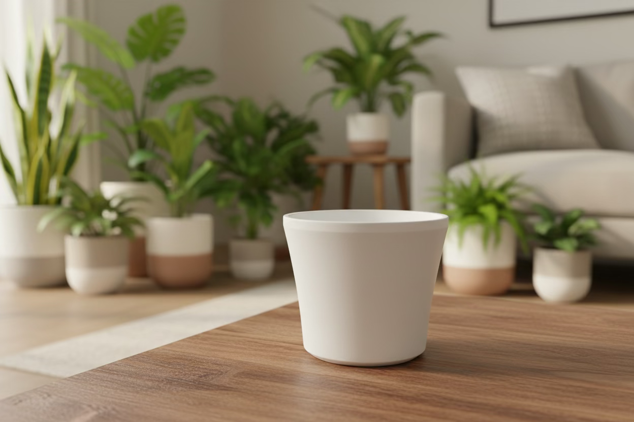 White Ceramic (suitable for 12cm & 13cm pots)