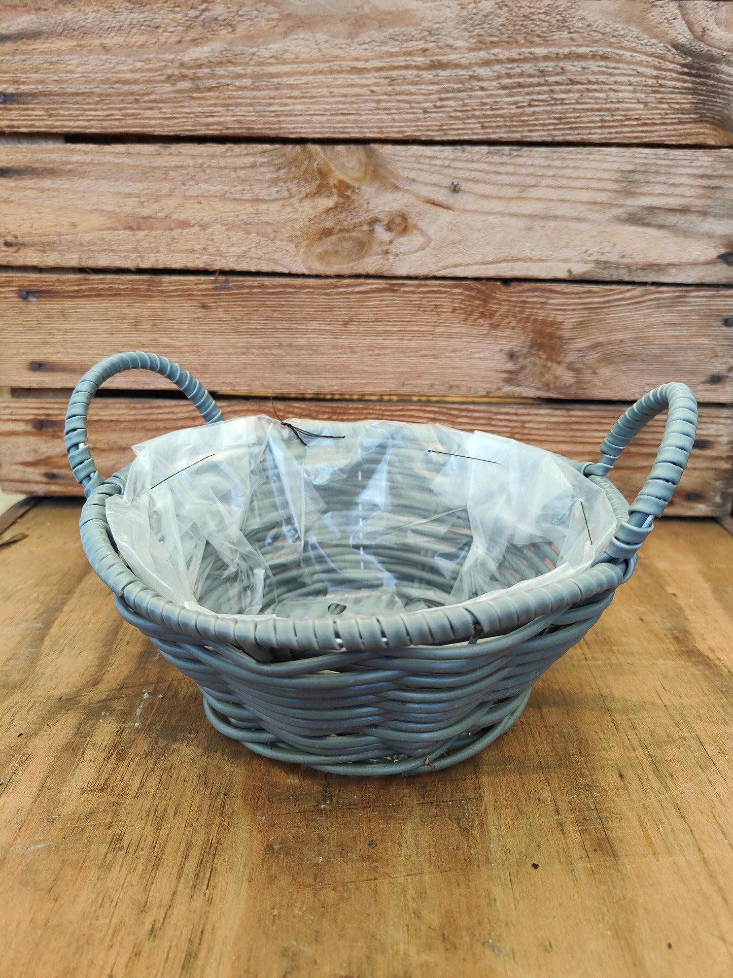 Round Basket With Handles