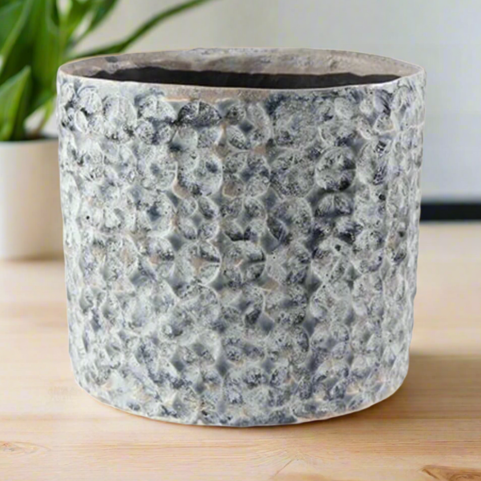 Terni Planter Denim D14cm H13cm (159382)