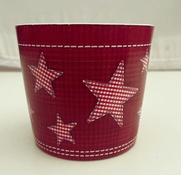 Stylish Planter/Cover pots - Patterned - Winter Star - 11cm