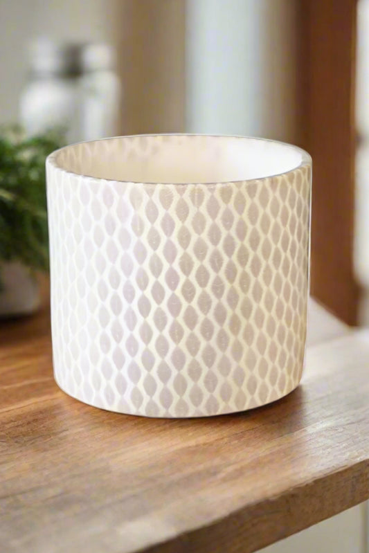 Lazzaro Taupe Garland Planter (suitable for 13cm pots) LOGP15