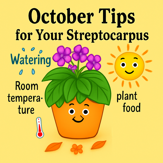 October Growing Tips for Streptocarps Plants