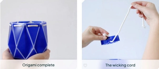 POTR Origami Cover pots - Self watering - 11cm (suitable for 10cm potted plants)  NEW