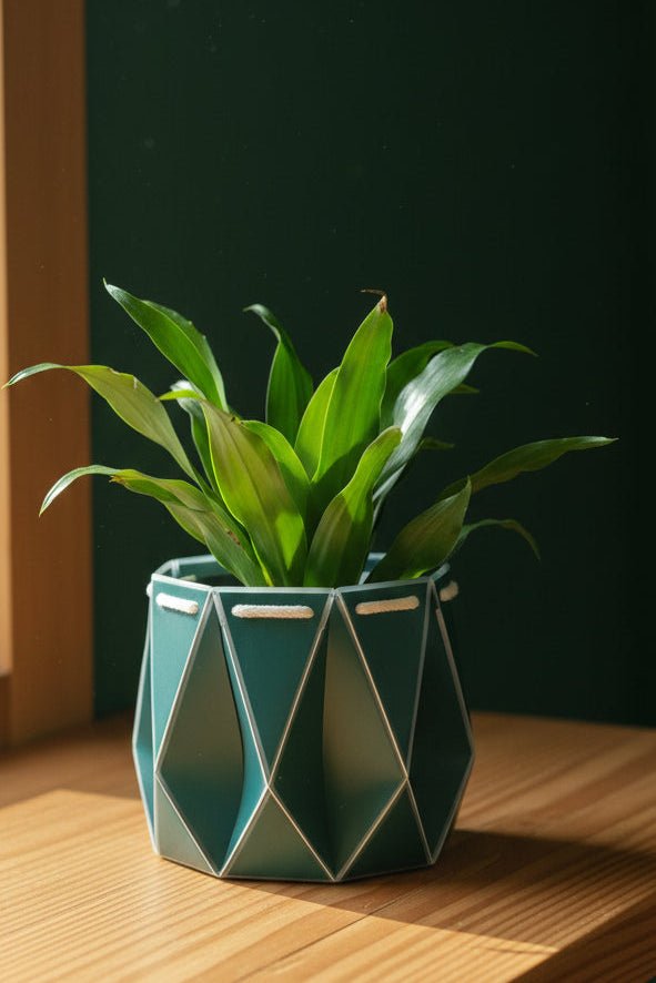 11cm plant pot POTR Origami Cover pots - Self watering