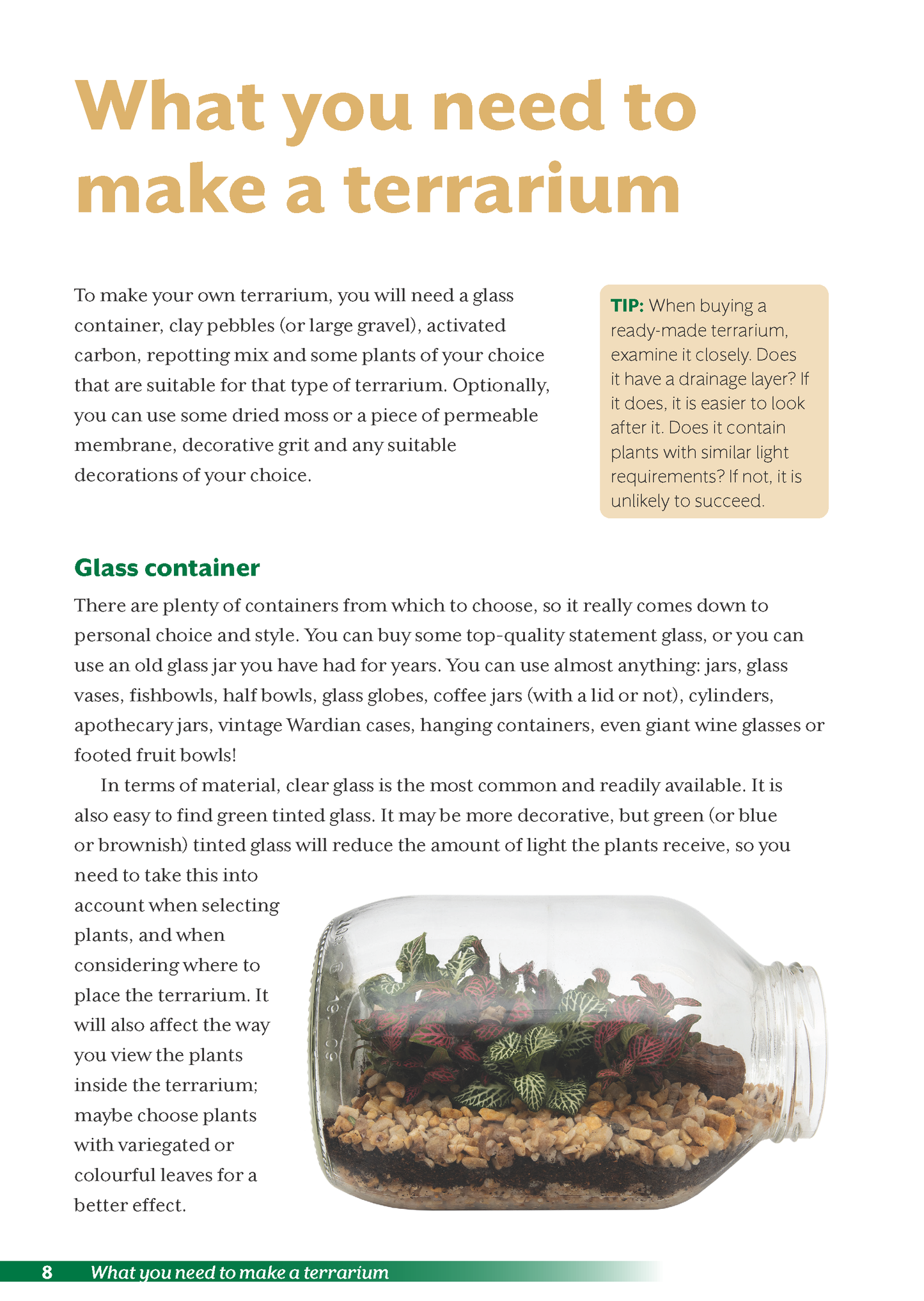 Terrariums - A Beginner’s Guide 2nd edition by Manos Kanellos (book)