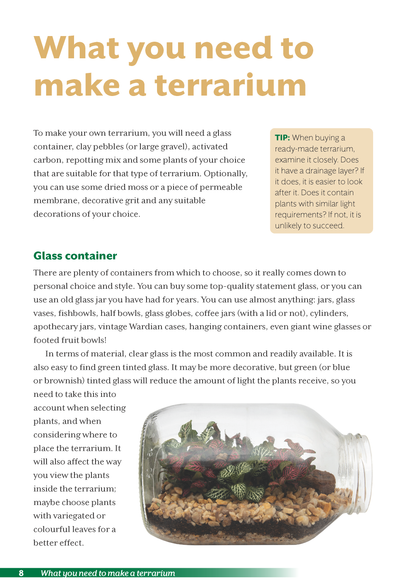 Terrariums - A Beginner’s Guide 2nd edition by Manos Kanellos (book)