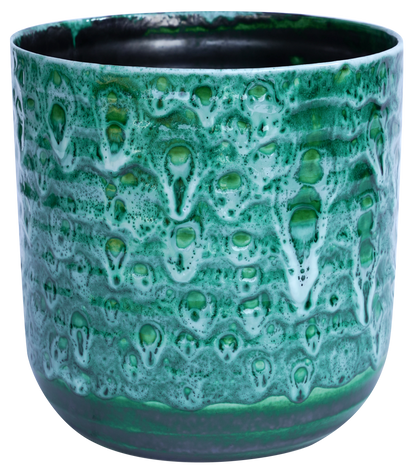 Emerald Reactive Glaze Planter (suitable for 12c growing pots) ERGP13