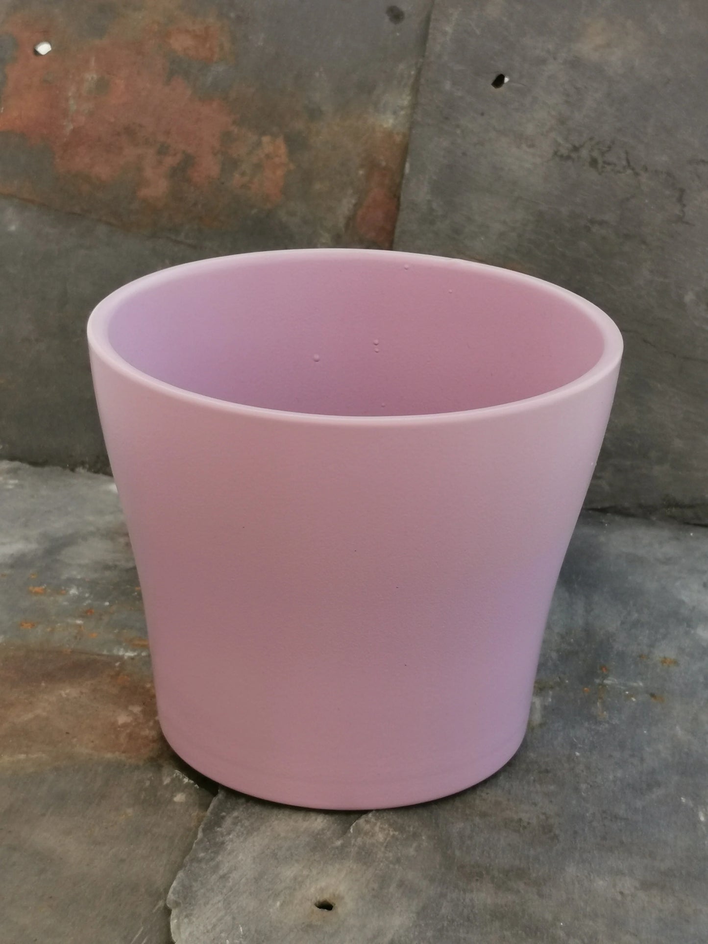 Stylish Ceramic Cache/Cover pots - Soft Lavender - 11cm
