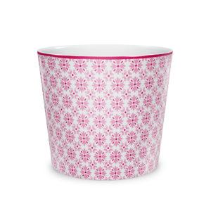 Stylish Planter/Cover pots - Patterned - Ornamental Pink - 13cm